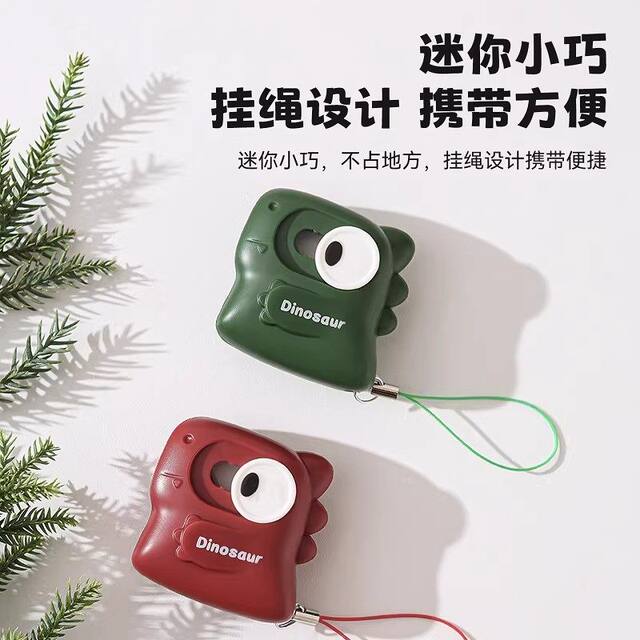 Mini Dinosaur Magnetic Ceramic Box Opener Safe Delivery Knife Cardboard Cutting Tool Fridge Magnet Portable Utility Knife