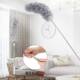 Household Dust Removal Feather Duster, Extendable and Extendable Lengthened Duster for Cleaning Ceiling Spider Webs, Dust Cleaning Magic Tool, Cleaning Duster