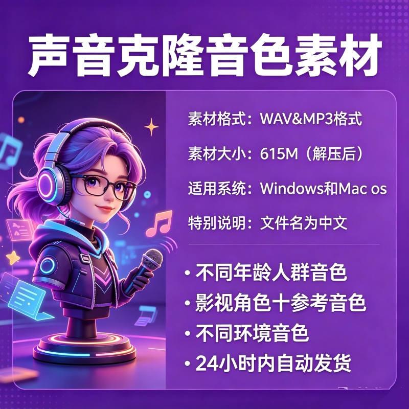 Essential Sound Cloning Sound Source Materials, Various Sound Textures Can Be Used for Sound Cloning, Sound Source Text-To-Speech