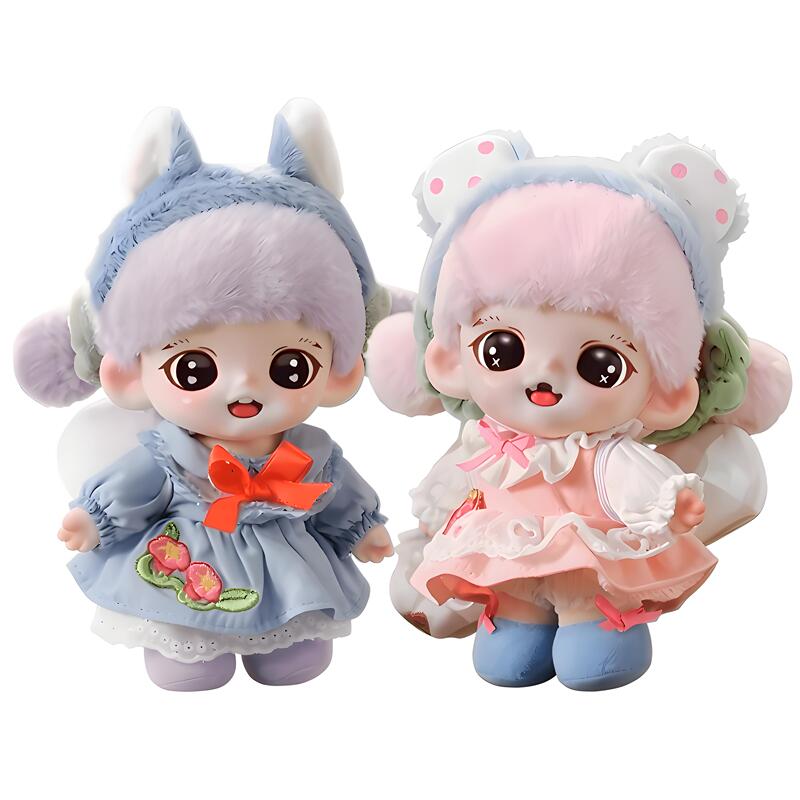 Authentic Tntspace Zoraa Sister Winged Elf Series Trendy Toy Pendant Gift Vinyl Plush Doll