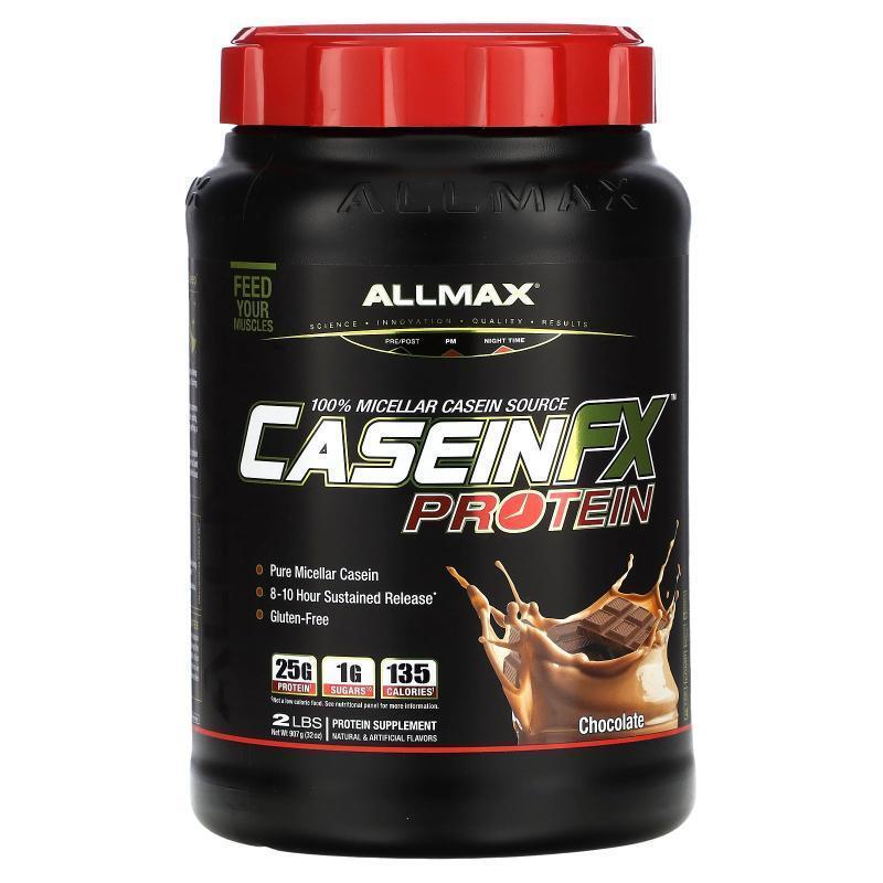 Allmax Whole Casein Protein Powder Imported from the United States, Protein Supplement for Exercise and Training