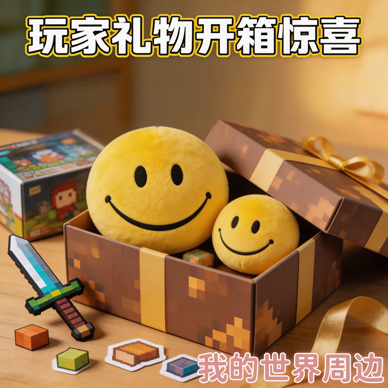 Minecraft Verity My World Smiling Plush Doll Sleeping Pillow Desktop Ornament Game for Men and Women Minecraft Verity My World Smiling Plush Doll Sleeping Pillow Desktop Ornament Game for Men and Women