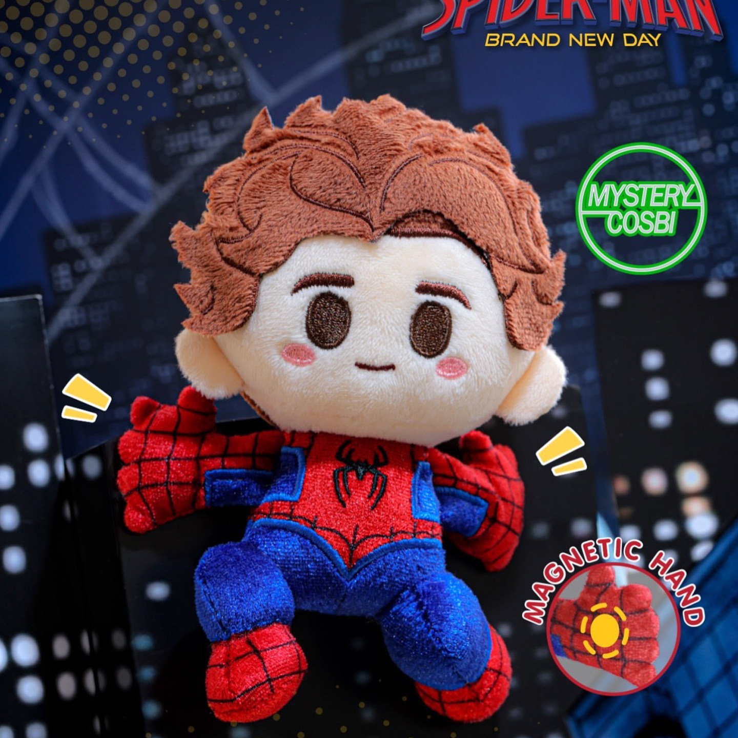 Hot Toys Marvel Spider-Man 4 Hero Rebirth Series Cosbi Plush Blind Box Anime Peripheral Pendant Gift