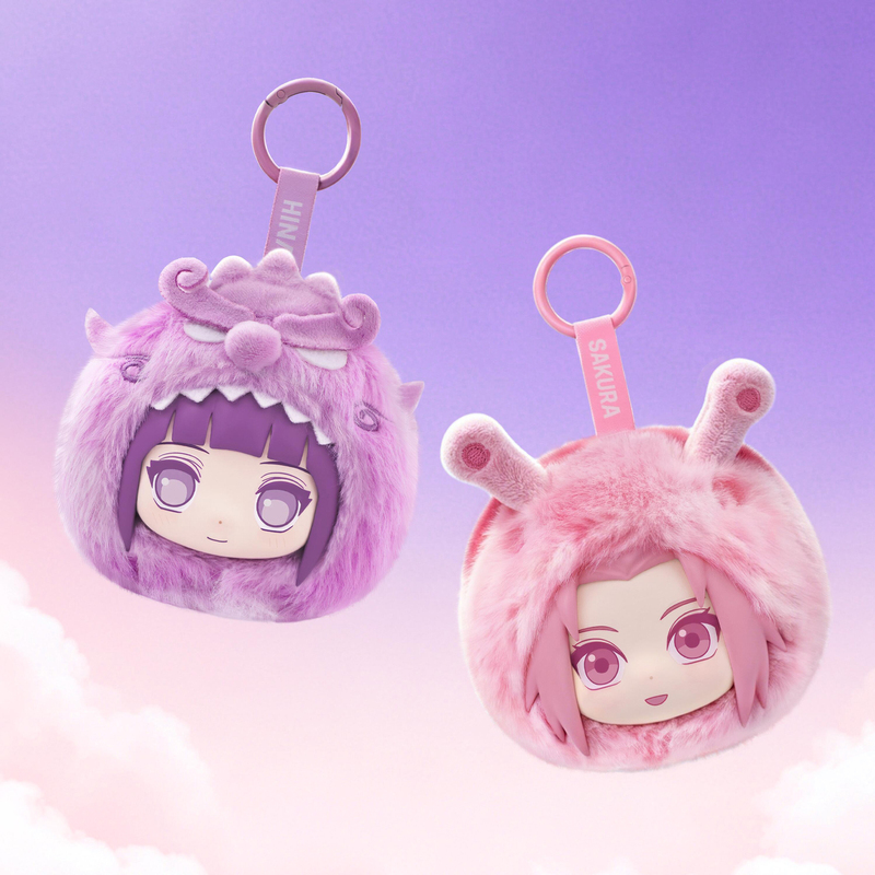 Authentic Eaki Naruto Shippuden Colorful Earphone Case Plush Doll Pendant Blind Box Uchiha Itachi Merchandise
