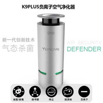 Home car formaldehyde removal, odor removal, dust removal, virus killing, bacteria killing, negative ion air purification and disinfection device, portable