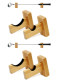 Wall-Mounted Bracket for Displaying, Storing, and Organizing Golf Clubs in Home Practice Ranges, Courses, and Clubs