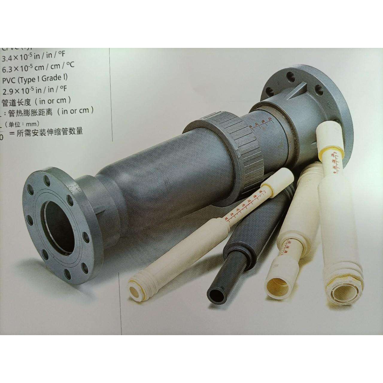 优惠环琪upvc cpvc pph伸缩管pvc-u伸缩接头pvc-c盲法兰盲板闷盖