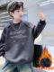 German Razt Brand Store Boys' Fleece Sweatshirt Autumn and Winter 2025 New Model Boys' Winter Thickened Fleece-Lined