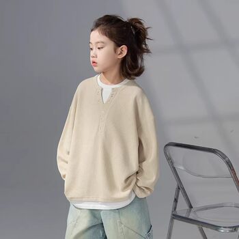 German Razt Brand Store Boys' Long-Sleeve Spring and Autumn 2026 New Children's Spring Outfit Thin Sweatshirt