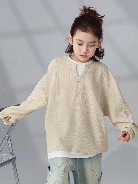 German Razt Brand Store Boys' Long-Sleeve Spring and Autumn 2026 New Children's Spring Outfit Thin Sweatshirt