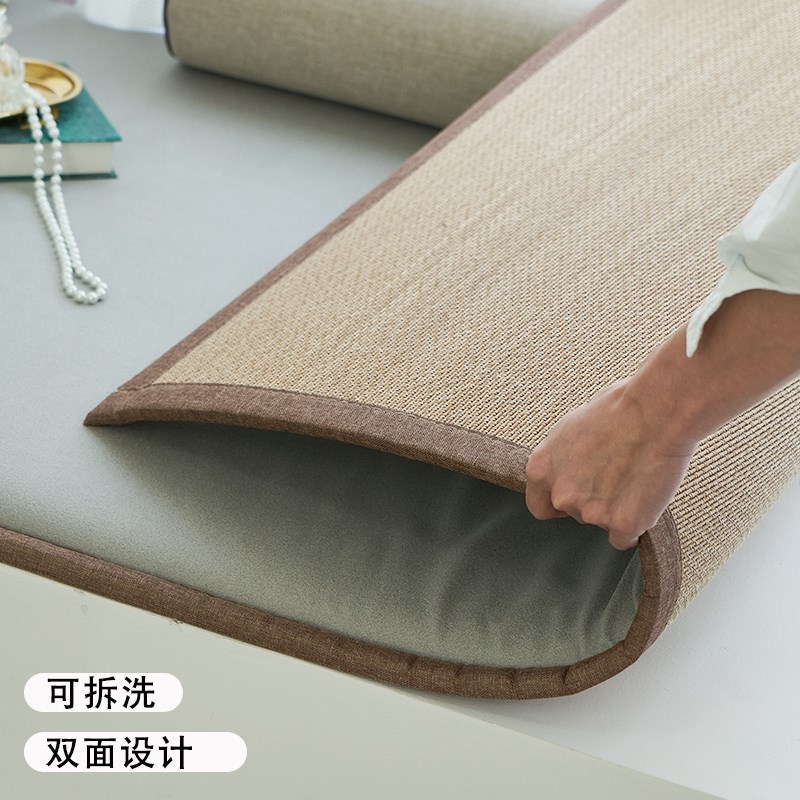 Removable and washable bay window mats and window sill mats, custom-made autumn and winter balcony mats, tatami mats, 2024 new models, universal for all seasons