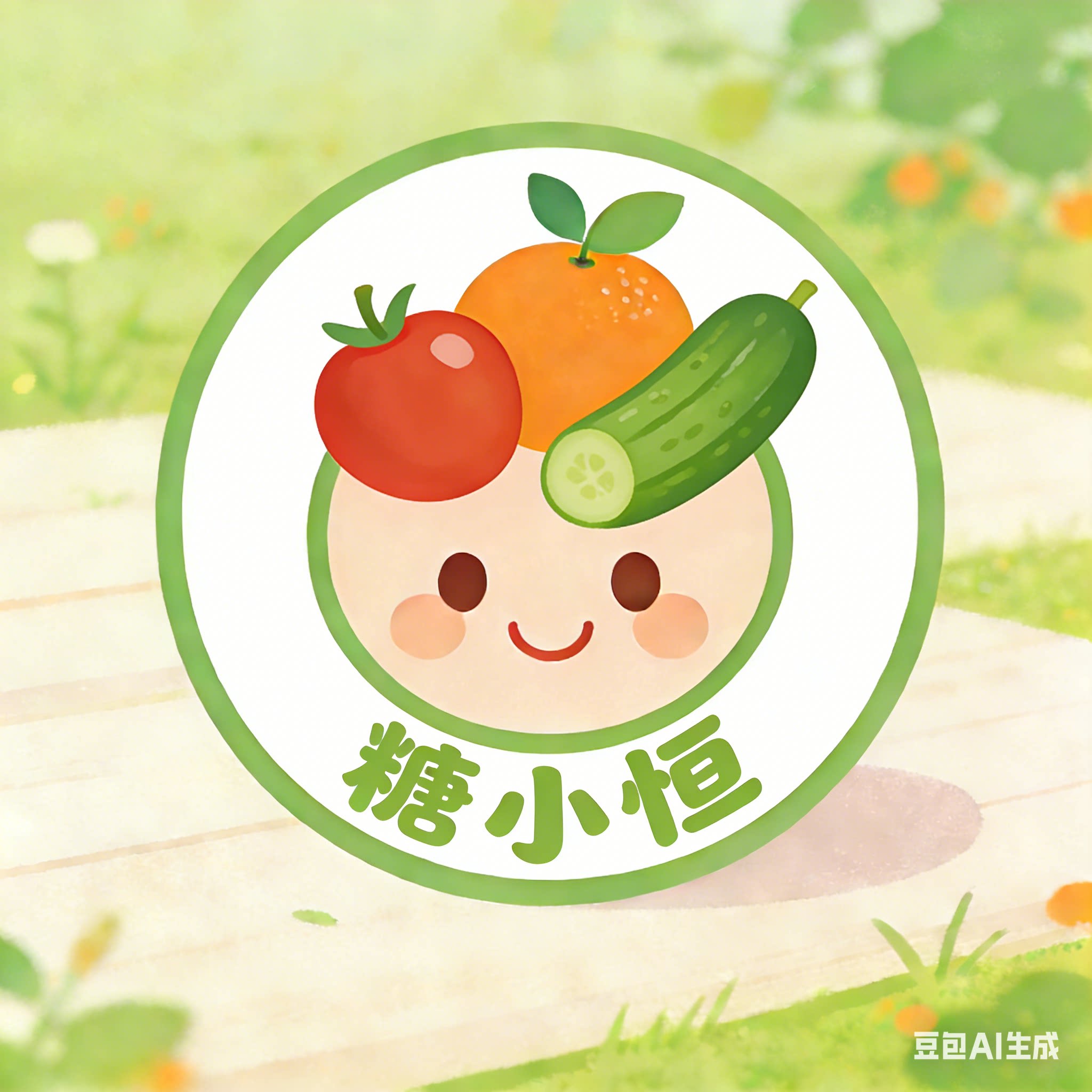 糖小恒生鲜旗舰店的LOGO