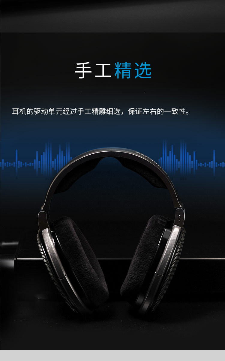 SENNHEISER/森海塞尔HD 650头戴式包耳开放式HIFI耳机参考级耳机