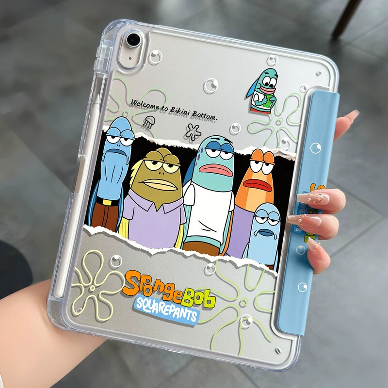 Bichibao Xiaoyu Protective Case for Samsung Tablet A11, Samsung S10Feplus Full Cover Case, 2025 New Model A8 Silicone Samsungs10 Anti-Drop S6Lite Computer 11inch Transparent Case