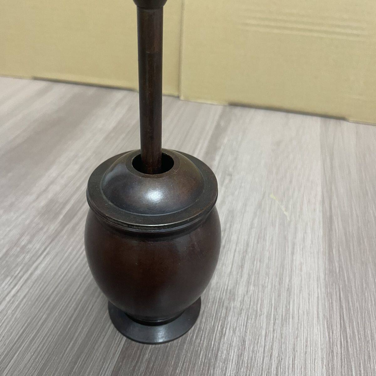 什么是中药捣药罐铜杵子药盅擂钵臼缸研钵石臼铜盅捣碎捣蒜泥器研磨器？如何选择适合自己的？-碾米机-淘宝百科网