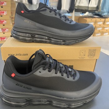 Anta Elastic Rubber Men's Running Shoes 2025 Spring New Soft-Soled Cushioning Comfortable Sports Shoes 112515501