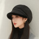 Plush Beret 2024 New Style Slouchy Hat Octagonal Fisherman Hat for Women, Makes Face Look Smaller, Versatile, Thickened, Warm, Mom Hat