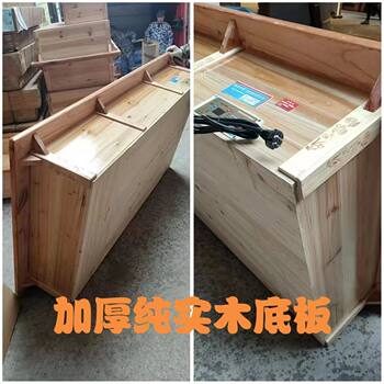 Huailei Zhongxing All-Solid Wood Electric Fire Box, Hunan Large Fire Box, Electric Fire Bucket, Electric Fire Basin, Electric Fire Box for Home Use