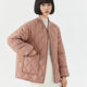 Autumn and Winter Student Inner Wear Essential Cotton Jacket for Women, Lightweight down Cotton Coat for Middle-Aged and Elderly, Warm and Loose-Fitting Mom's Zip-Up Outerwear