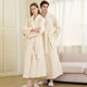 Flannel Men's Nightgown, Women's Couple's Pajamas, Autumn and Winter Coral Velvet Bathrobe Style, Thickened and Warm, Long Style for Home Use