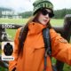 New Style Women's 3-in-1 Windproof and Waterproof Outdoor Jacket for Trekking and Mountaineering, Detachable Men's Hiking Jacket