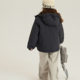 Girls' Korean-Style Cotton-Padded Hooded Jacket, 2025 Winter Model, Children's Padded Warm Windproof Parka