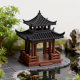 Gazebo Ornaments, Chinese-Style Retro Architecture, Moon Viewing Pavilion Model, Rockery, Bonsai, Micro-Landscape Pavilion, New National-Style Decoration