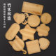 Bamboo Coasters, Round, Square, and Irregular-Shaped Tea Trays, DIY Handmade Grooved Base, Tea Tray, Filigree Enamel Base Accessories