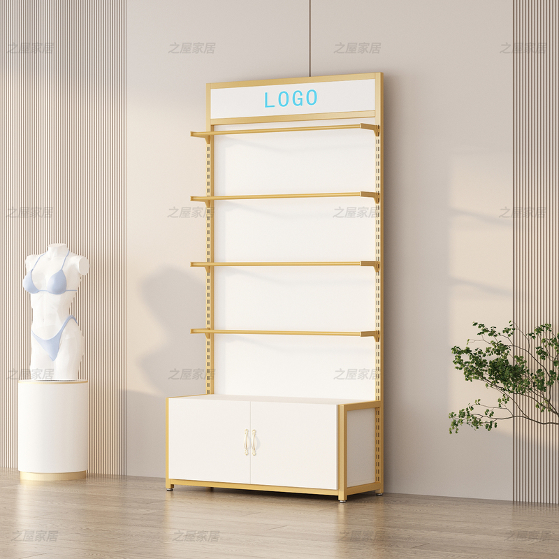 Underwear Display Rack, Socks and Underwear Shelves, Adjustable Bra Display Rack, Lingerie Store Display Cabinet, Hanging Underwear Rack