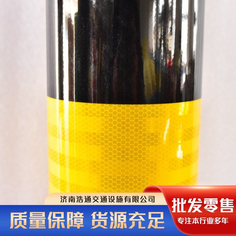 盛富莱二类斜纹 直纹 晶格六边形黄黑斜纹反光警示胶带