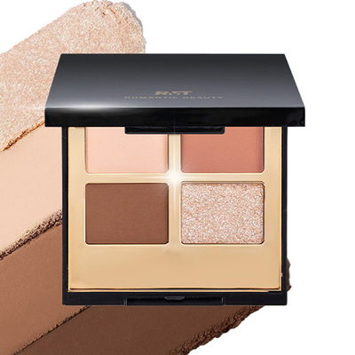 哑光大地色新款彩妆四色眼影