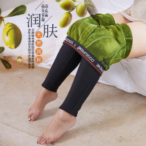 Large size fat mm leggings womens magic pants small black pants High waist thin avocado emollient pants Autumn and winter velvet outside wear