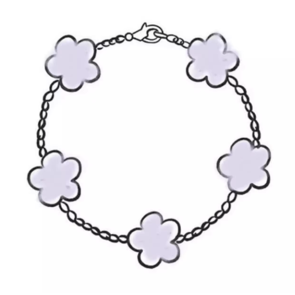 Lucky Four-Leaf Clover Five-Flower Bracelet for Women, Red Agate and Mother-Of-Pearl, Light Luxury, Niche, Exquisite, High-End, Stackable, Very Beautiful Lucky Four-Leaf Clover Five-Flower Bracelet for Women, Red Agate and Mother-Of-Pearl, Light Luxury, Niche, Exquisite, High-End, Stackable, Very Beautiful