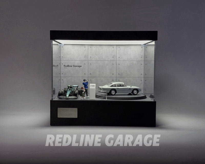 1/64 Desktop Rotating Exhibition Hall·Clear Cement Model Car Display Box