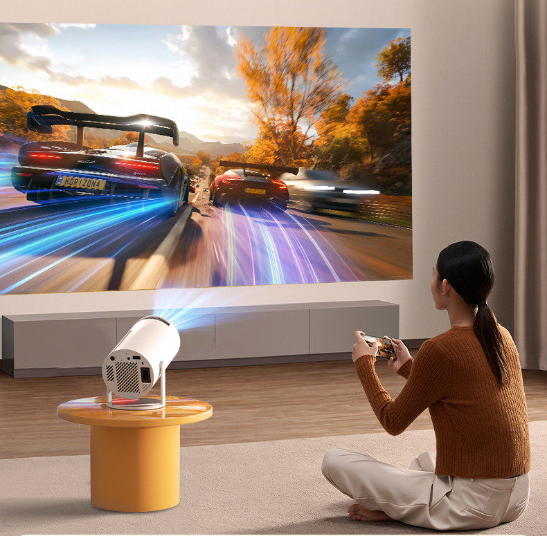 极米z7x新款投影仪超高清旋转云台家庭影院卧室墙投手机投屏小型便携式宿舍学生会议办公免费看电视投影机