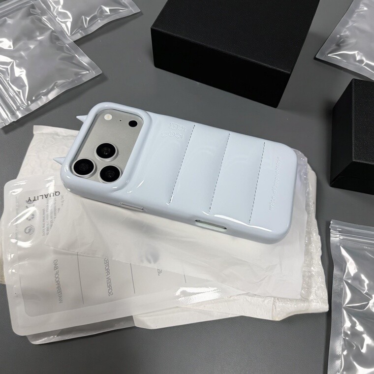 Embossed Bunny & Bear Quilted iPhone Case