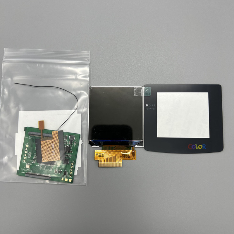 2.45inch Original Screen Size No Need to Peel the Shell Gameboy Color Gbc High-Brightness Lcd Screen Point-To-Point 2.45inch Original Screen Size No Need to Peel the Shell Gameboy Color Gbc High-Brightness Lcd Screen Point-To-Point
