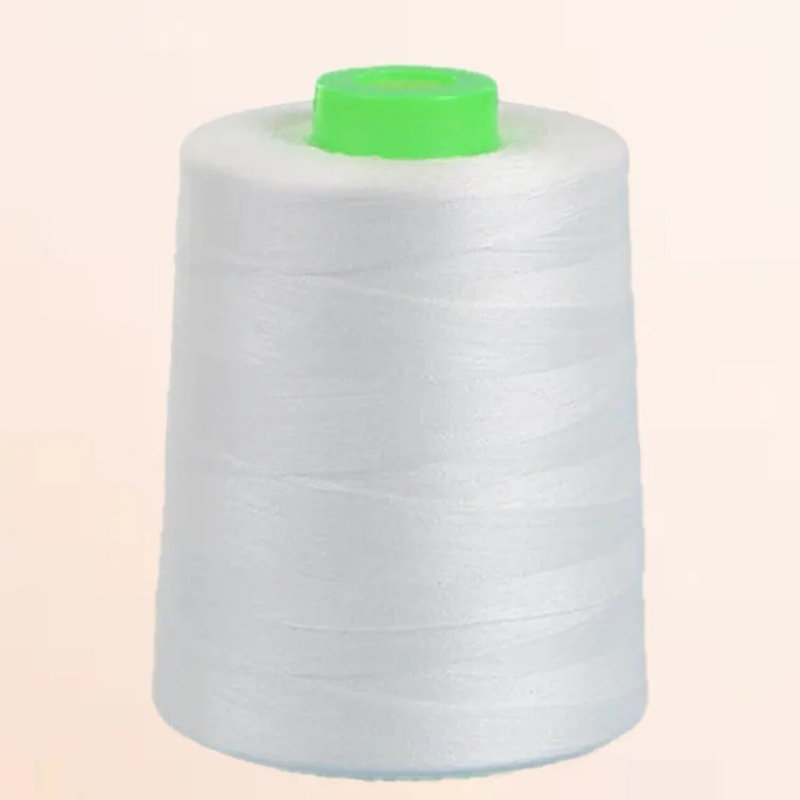 【60 Rolls】High-Speed Sewing Thread 8000 Yards Industrial Sewing Machine Thread White Thread Pagoda Thread Computer Quilting Thread High-Speed