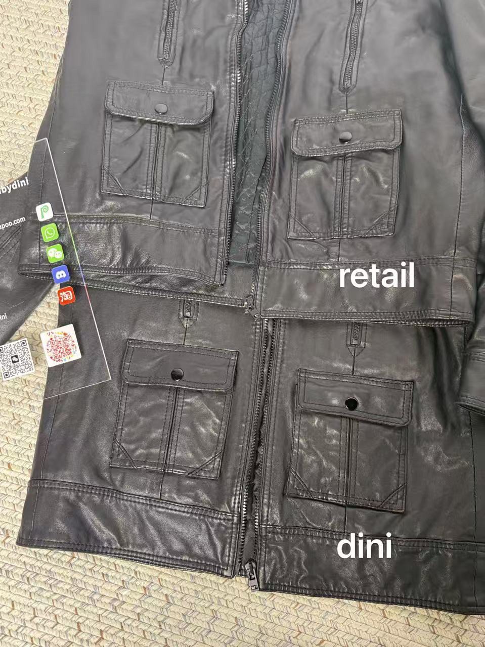 DiniHomme AW06 Кожаная куртка в стиле милитари This Grey Days 