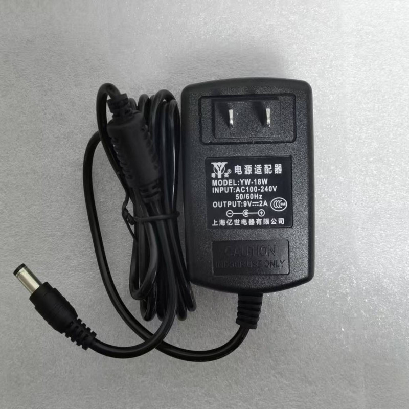 Guangdong Ying Yw-18W 9V2A Power Adapter 9V2000Ma Charger Power Supply Instrument Power Charger Guangdong Ying Yw-18W 9V2A Power Adapter 9V2000Ma Charger Power Supply Instrument Power Charger