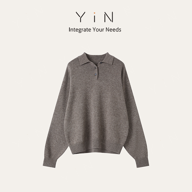 【Xing Kangli Selection】Autumn and Winter Vintage Casual Lazy High-End Style Lapel Sweater for Women Knitwear V29002 【Xing Kangli Selection】Autumn and Winter Vintage Casual Lazy High-End Style Lapel Sweater for Women Knitwear V29002