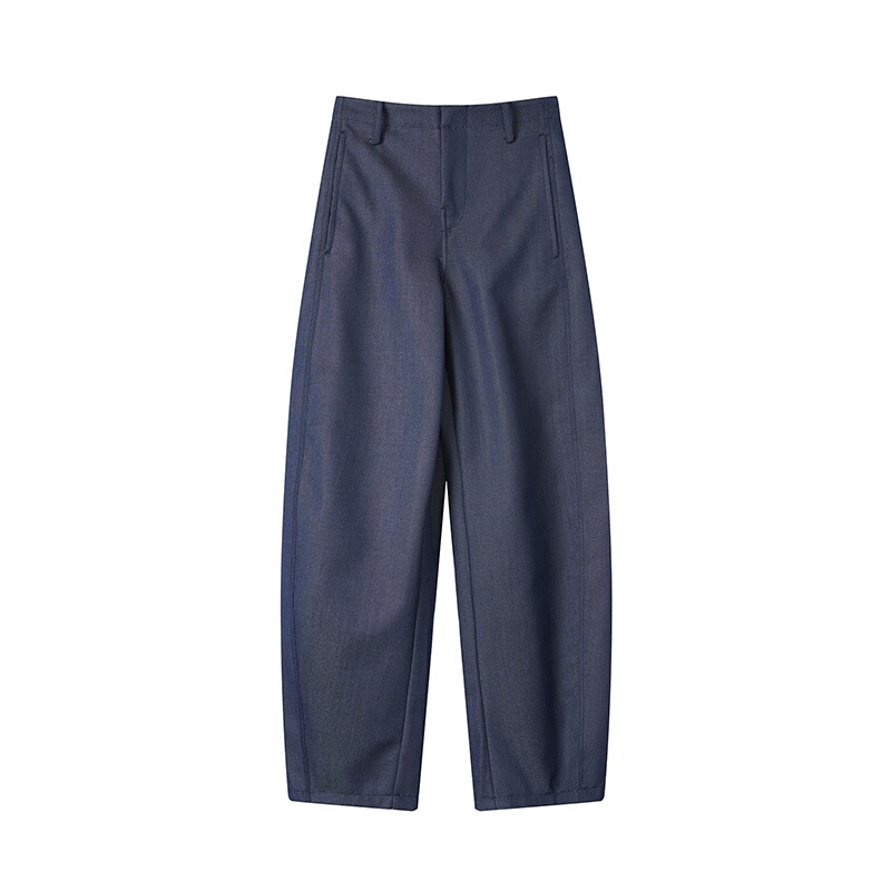【Xing Kangli Selection】Spring/Summer Fine Wool Blend Denim Scimitar Pants Tt51P102 【Xing Kangli Selection】Spring/Summer Fine Wool Blend Denim Scimitar Pants Tt51P102