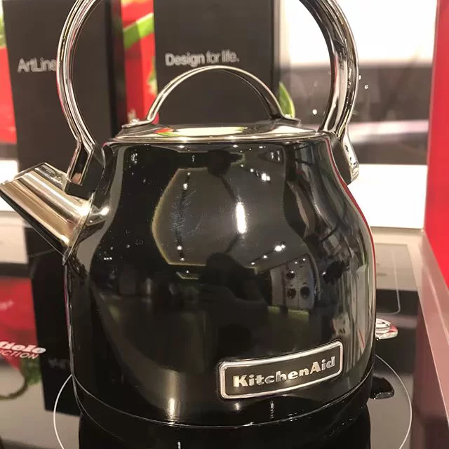 Немецкая прямая почтовая закупка Kitchenaid 5KEK1222EER нержавеющая сталь электрический чайник чайник 1.2 л 1.2 л