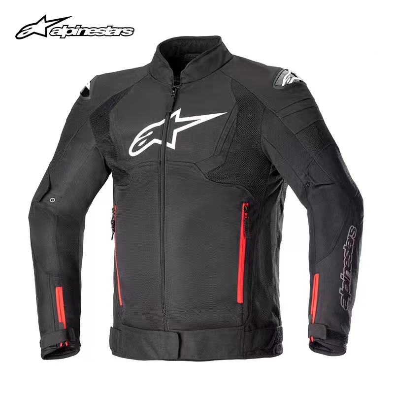 Domestic Motorcycle Summer Riding Suit, Mesh Casual Breathable Four-Season Racing Suit with Ce Protective Gear, Unisex Jacket