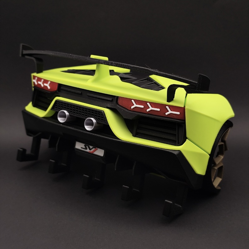 Sports Car-Shaped Key Holder Hook for Entryway, Gaming Room Decoration, No Drilling Required