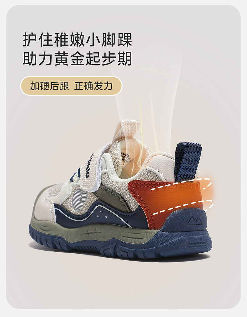 迷你巴拉巴拉儿童鞋子2026秋季新款男童透气运动鞋网面宝宝学步鞋 — 5