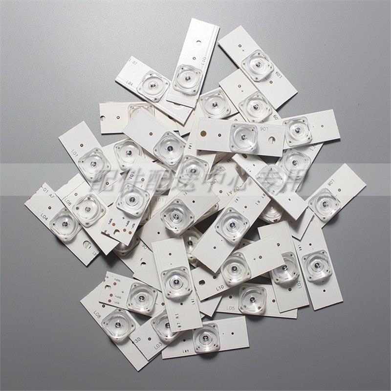 100*3V concave lens universal LCD TV modified LED lamp beads 32-65 inch backlight strip particles