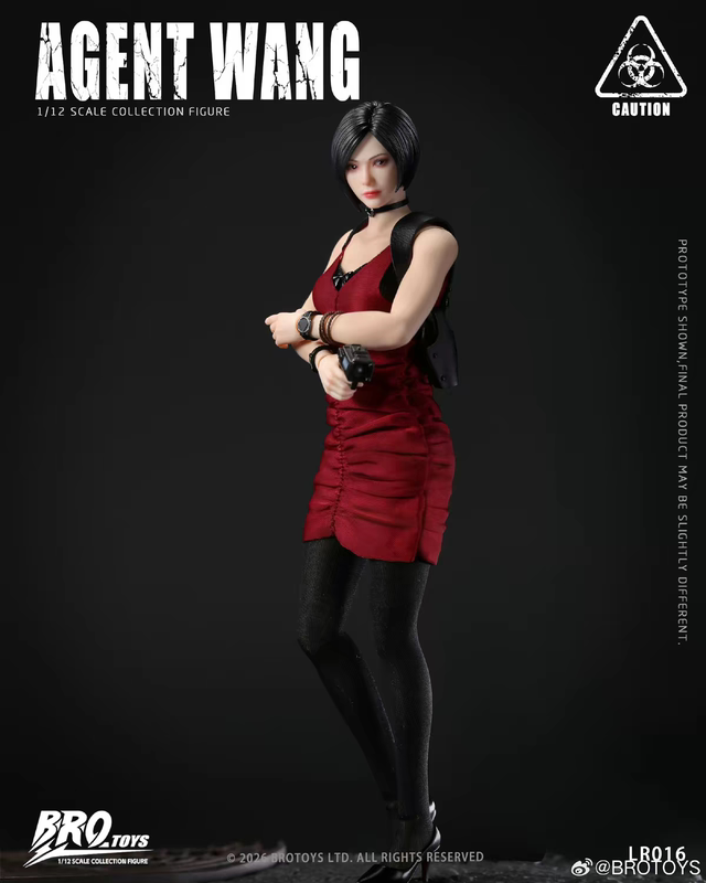 [Out of Stock] Brotoys Ada King Agent Wang Movable 6inch Cloth Doll Figure