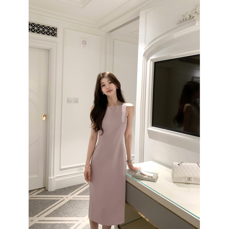 1Xtwo Intellectual and Elegant High-End Sleeveless Vest Dress, Feminine and Professional, Bodycon Pencil Skirt for Work 1Xtwo Intellectual and Elegant High-End Sleeveless Vest Dress, Feminine and Professional, Bodycon Pencil Skirt for Work