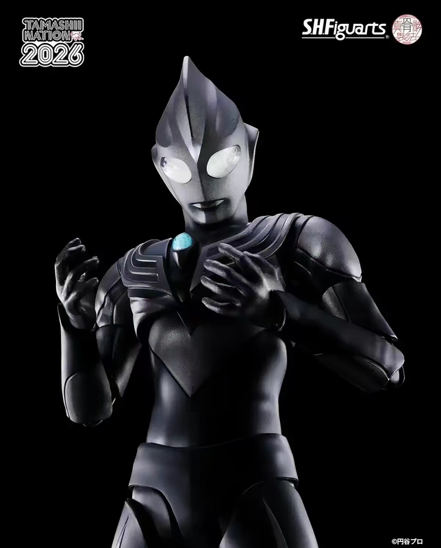 Bandai Soul Limit Shf Real Bone Sculpture Ultraman Tiga Dark with Light Effect Accessories Exhibition Commemorative 2026